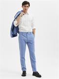 SLHSLIM-OASIS LINEN TRS NOOS light blue