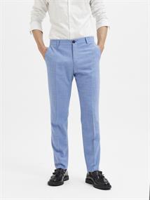 SLHSLIM-OASIS LINEN TRS NOOS light blue