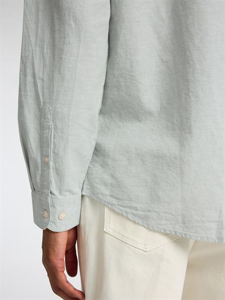 SLHSLIM-SUN SHIRT LS NOOS iceberg green