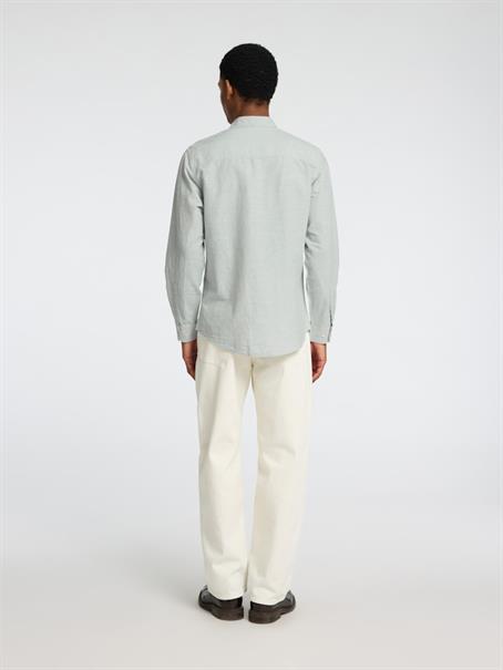 SLHSLIM-SUN SHIRT LS NOOS iceberg green