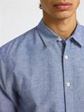 SLHSLIM-SUN SHIRT LS NOOS medium blue denim