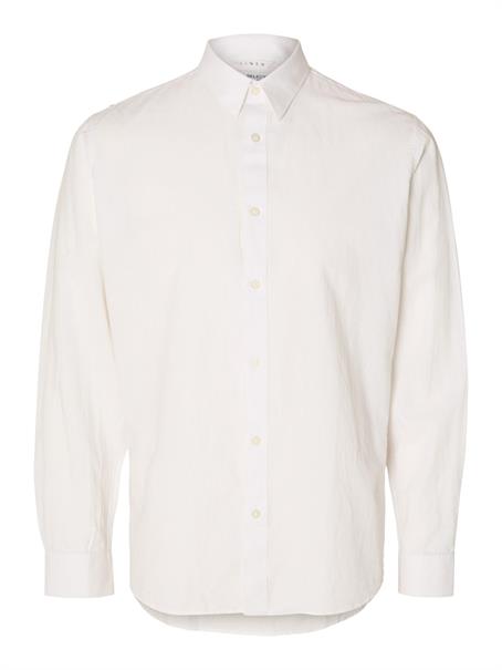 SLHSLIM-SUN SHIRT LS NOOS white