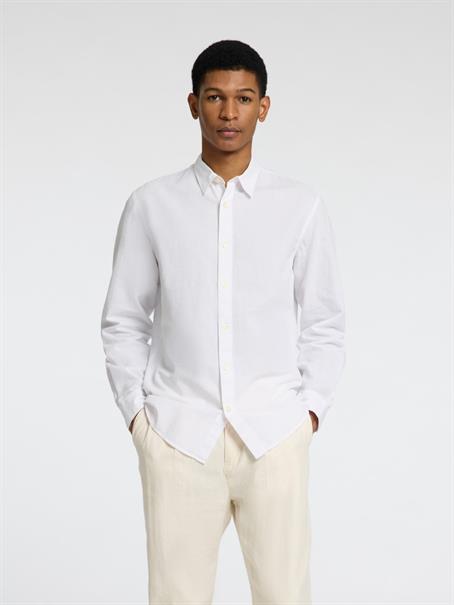 SLHSLIM-SUN SHIRT LS NOOS white