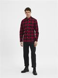 SLHSLIMFLANNEL SHIRT LS W NOOS biking red