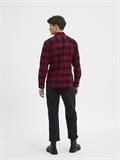 SLHSLIMFLANNEL SHIRT LS W NOOS biking red