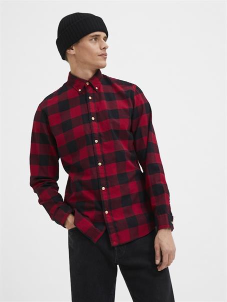 SLHSLIMFLANNEL SHIRT LS W NOOS biking red