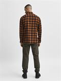 SLHSLIMFLANNEL SHIRT LS W NOOS monks robe2