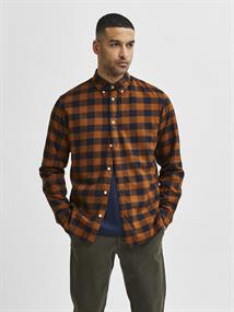 SLHSLIMFLANNEL SHIRT LS W NOOS monks robe2