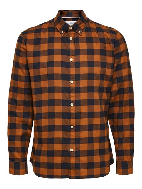 SLHSLIMFLANNEL SHIRT LS W NOOS monks robe2