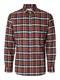 SLHSLIMOWEN-FLANNEL SHIRT LS NOOS burnt henna