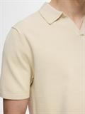 SLHTELLER SS KNIT POLO NOOS fog