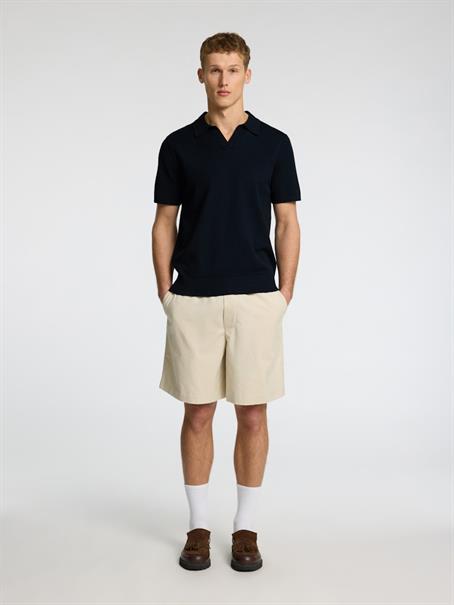 SLHTELLER SS KNIT POLO NOOS sky captain