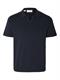SLHTELLER SS KNIT POLO NOOS sky captain