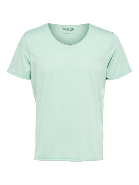 SLHTEX SS O-NECK TEE W quiet green