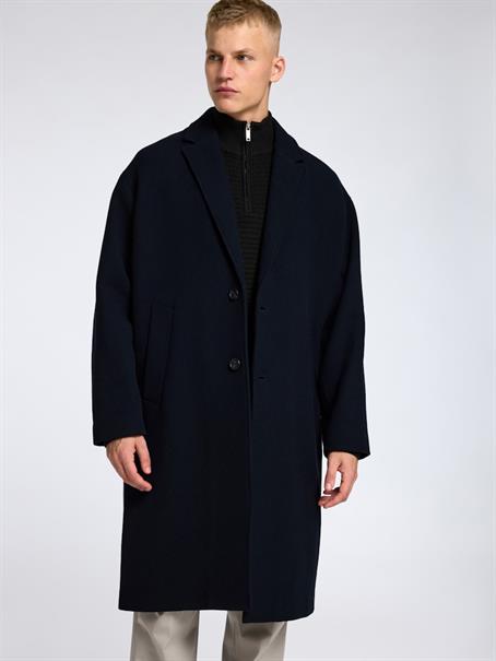 SLHTHEO LS KNIT STRUCTURE HALF ZIP black