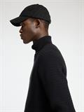 SLHTHEO LS KNIT STRUCTURE ROLL NECK black