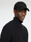 SLHTHEO LS KNIT STRUCTURE ROLL NECK black