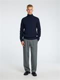 SLHTHEO LS KNIT STRUCTURE ROLL NECK sky captain