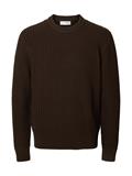SLHTOM LS KNIT STRUCTURE CREW NECK delicioso