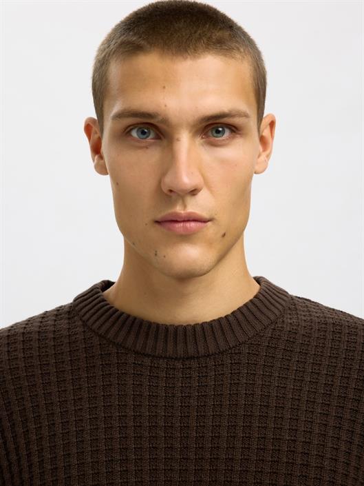 slhtom-ls-knit-structure-crew-neck-delicioso