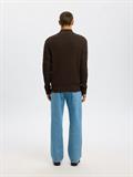 SLHTOM LS KNIT STRUCTURE HALF ZIP delicioso