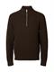 SLHTOM LS KNIT STRUCTURE HALF ZIP delicioso