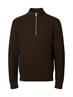 SLHTOM LS KNIT STRUCTURE HALF ZIP delicioso