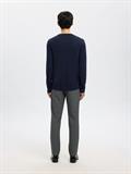 SLHTRAY LS KNIT MERINO CREW NECK NOOS navy blazer