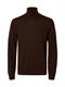 SLHTRAY LS KNIT MERINO ROLL NECK NOOS demitasse