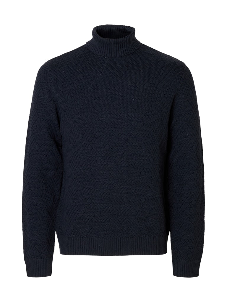 Selected Homme Herren Rollkragen Pullover SLHTREVOR LS KNIT STRUCTURE ROLL günstig online kaufen
