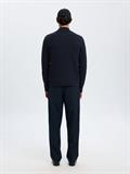 SLHTREVOR LS KNIT STRUCTURE ROLL NECK sky captain