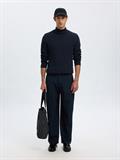 SLHTREVOR LS KNIT STRUCTURE ROLL NECK sky captain
