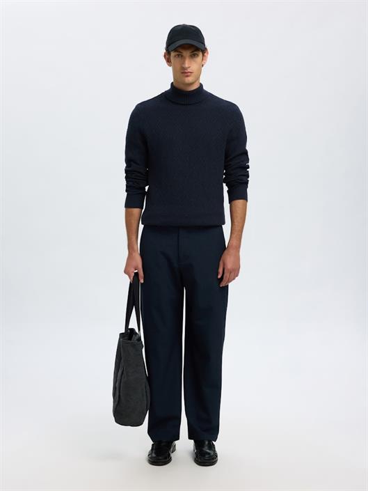 slhtrevor-ls-knit-structure-roll-neck-sky-captain
