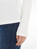 SLIM 5X2 RIB O-NK LS ecru