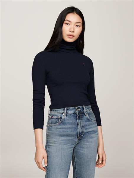 SLIM 5X2 RIB ROLL-NK LS desert sky