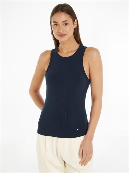 SLIM 5X2 RIB TANK TOP NS desert sky