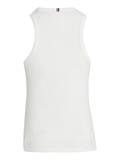 SLIM 5X2 RIB TANK TOP NS ecru