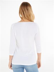 SLIM BOAT-NK TOP 3/4 SLV optic white