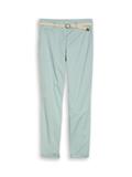 Slim Chino Hose mit Gürtel blue haze