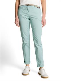 Slim Chino Hose mit Gürtel blue haze