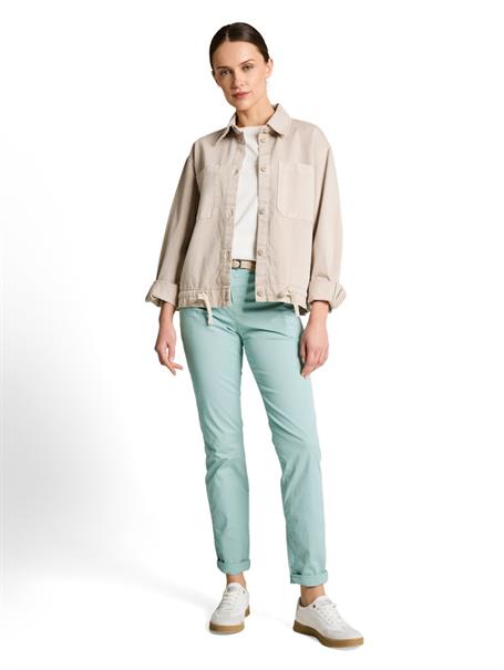 Slim Chino Hose mit Gürtel blue haze