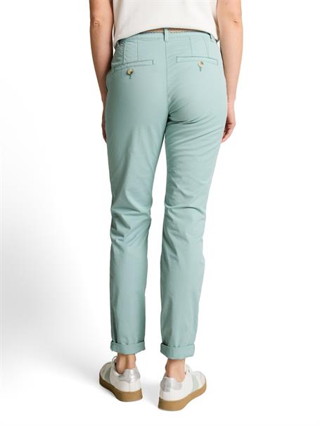 Slim Chino Hose mit Gürtel blue haze