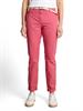 Slim Chino Hose mit Gürtel cozy pink