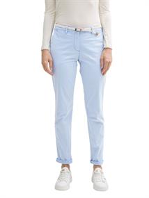 Slim Chino Hose mit Gürtel kentucky blue