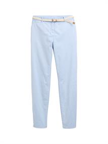 Slim Chino Hose mit Gürtel kentucky blue
