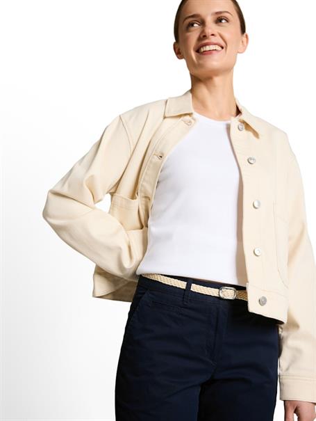 Slim Chino Hose mit Gürtel sky captain blue