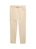 Slim Chino Hose mit Gürtel summer beige
