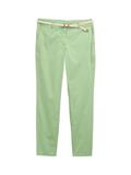 Slim Chino Hose mit Gürtel true green