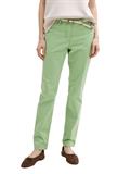 Slim Chino Hose mit Gürtel true green