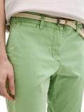 Slim Chino Hose mit Gürtel true green